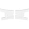 Ekena Millwork Haven Architectural Grade PVC Ceiling Medallion, 36"W x 24"H x 3"ID x 7 3/4"C x 1"P, Two-Piece CMP36X24HN2-03000 - alternate 4
